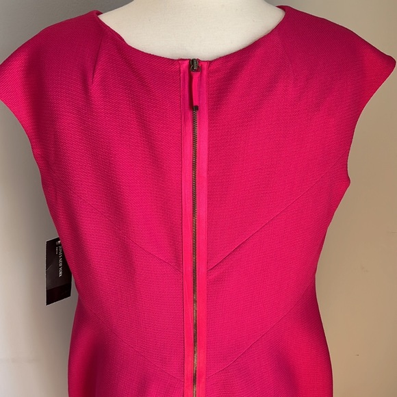 JONES NEW YORK MIDI ,BACK ZIPPER, SHEATH DRESS SIZE 12 - Picture 5 of 14